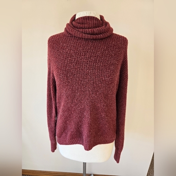 NWT ABOUND Rust Red Turtle Neck Soft And Stretchy Women's Size XS. - Picture 1 of 6